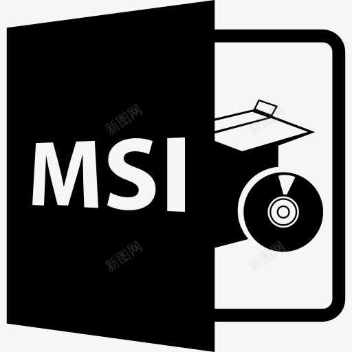 msi文件格式符号图标png_新图网 https://ixintu.com 微星 文件 文件格式 格式 界面 符号