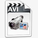 视频AVI航空展望图标图标