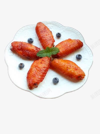 奥尔良烤翅png免抠素材_新图网 https://ixintu.com 烤翅 美味 美食 食品图片