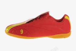 红色足球鞋素材