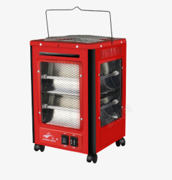 五面功率暖脚台式电热扇烤火炉高清图片
