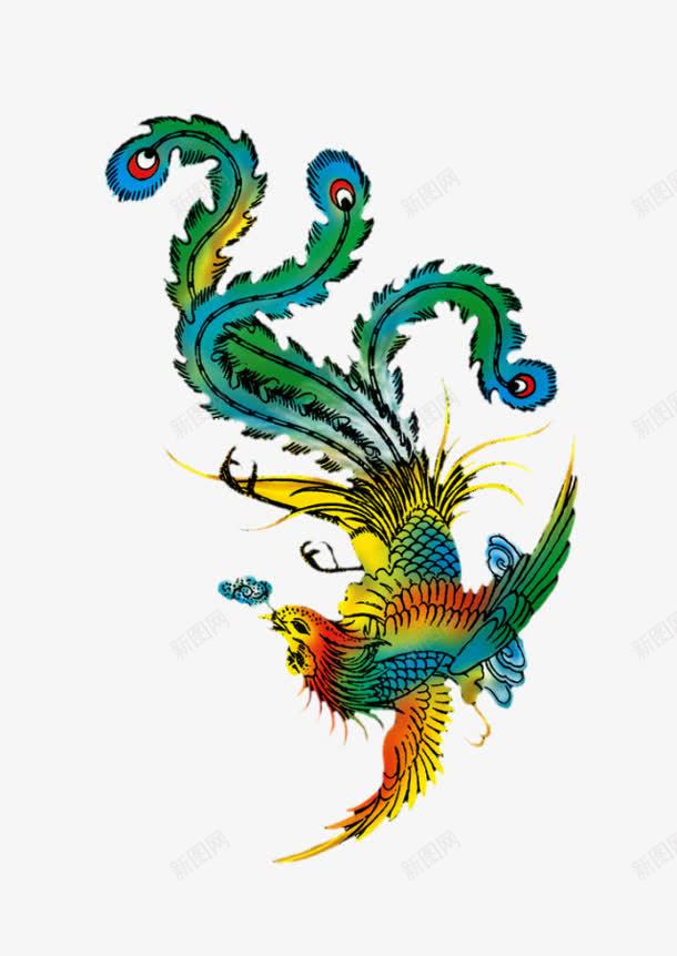 古典中国风凤凰png免抠素材_新图网 https://ixintu.com 中国风 凤凰 古典 手绘 装饰