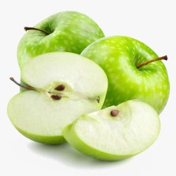 绿色食物青苹果素材