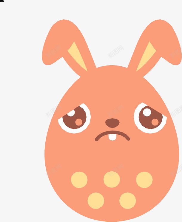 悲伤的EasterEggBunnyicons图标png_新图网 https://ixintu.com sad 悲伤的