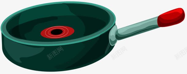 平底锅png免抠素材_新图网 https://ixintu.com 平底锅 烧菜 锅 黑色