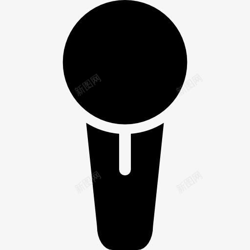 麦克风图标png_新图网 https://ixintu.com 唱卡拉ok 声音 技术 歌手 麦克风
