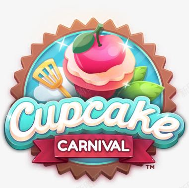 cupcake纸杯蛋糕卡通图标图标