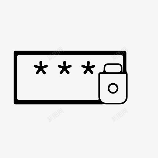 加密密码图标png_新图网 https://ixintu.com password 密码