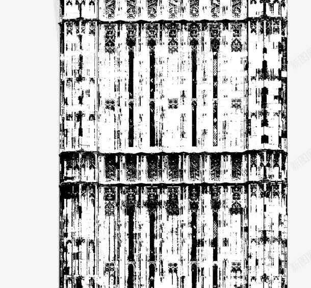 建筑轮廓png免抠素材_新图网 https://ixintu.com 建筑 房子 矢量装饰 装饰 轮廓图