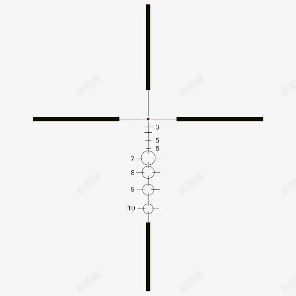 窗口png免抠素材_新图网 https://ixintu.com 十字 对准 瞄准器