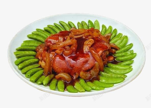 炒肉片png免抠素材_新图网 https://ixintu.com 绿色的豆褐色的肉 美食 肉 食物
