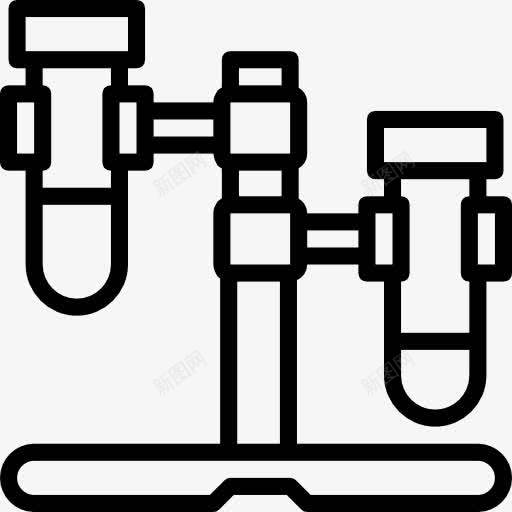 实验室图标png_新图网 https://ixintu.com 化学 化学教育 实验室烧瓶