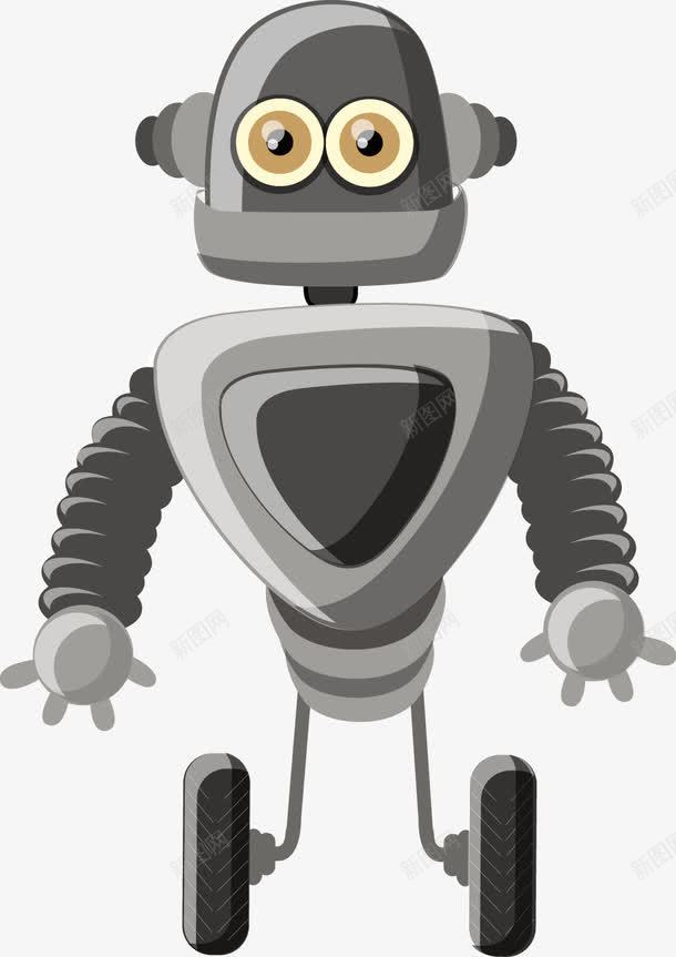 灰色机器人png免抠素材_新图网 https://ixintu.com PNG图形 PNG装饰 卡通 机器人 灰色 装饰