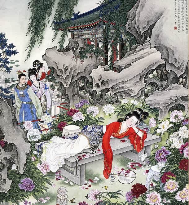 侍女画png免抠素材_新图网 https://ixintu.com 中国画 侍女画 古代侍女 唯美细致国画 宣纸画 工笔人物画 工笔细描 诗情画意