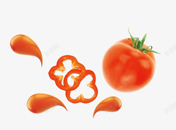 精美蔬菜西红柿psd免抠素材_新图网 https://ixintu.com 精美 红色 蔬菜 西红柿