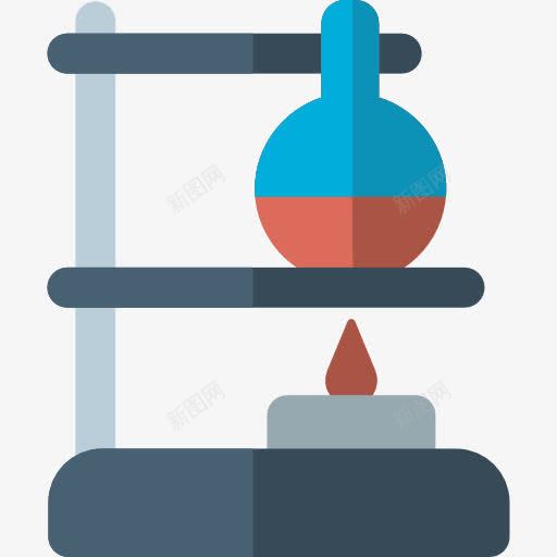 瓶图标png_新图网 https://ixintu.com 化学 化工 教育 烧瓶 燃烧器 科学 试管