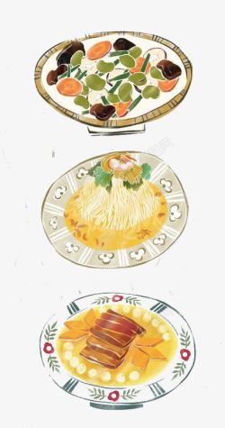 水彩食物素材