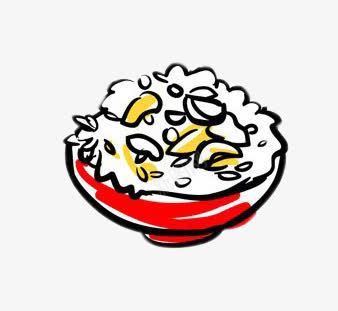 大米png免抠素材_新图网 https://ixintu.com 大米 手绘 碗 米粒