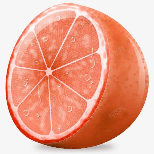 可口美味的红色橙子图标png_新图网 https://ixintu.com png 可口 图标 橙子 红色 美味