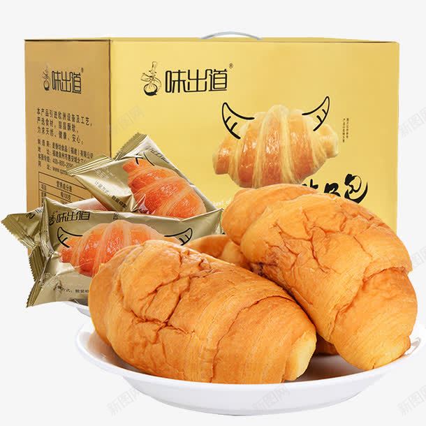 牛角面包png免抠素材_新图网 https://ixintu.com 产品实物图 早餐 牛角面包 食物