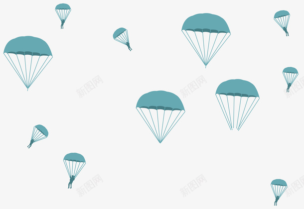 降落伞矢量图eps免抠素材_新图网 https://ixintu.com 卡通 扁平 手绘 降落伞 矢量图
