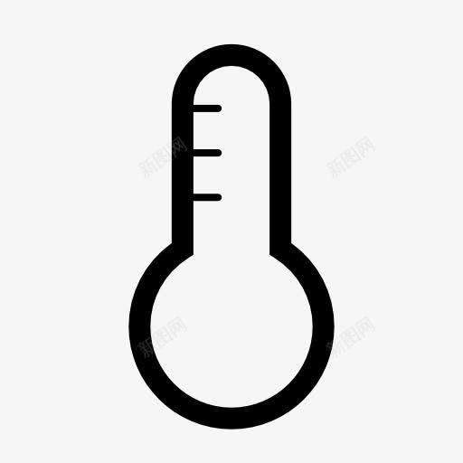 温度测量仪图标png_新图网 https://ixintu.com 温度计