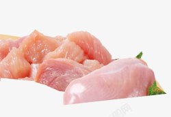 新鲜的猪肉素材