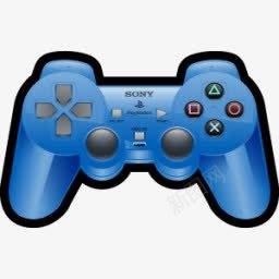 索尼Playstation蓝色图标图标