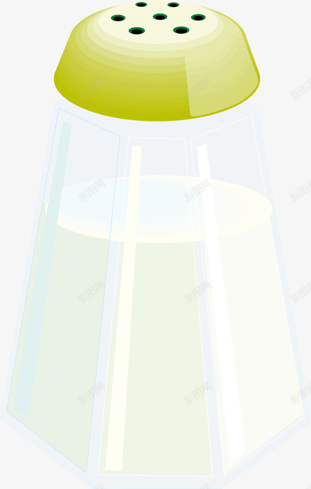 卡通透明调料瓶矢量图eps免抠素材_新图网 https://ixintu.com 矢量卡通 调料 调料瓶 透明 矢量图