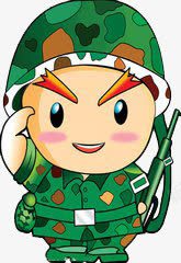 手绘小兵兵高清图片