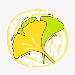 矢量植物秋花瓣高清图片