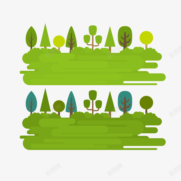 树和绿地矢量图eps免抠素材_新图网 https://ixintu.com png素材 树 绿地 矢量图