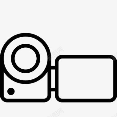 电器摄像机相机视频视频记录器厨图标图标