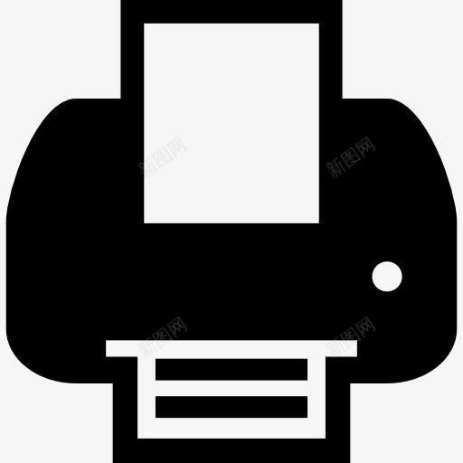 打印机纸图标png_新图网 https://ixintu.com 仪表板界面 工具 工具和器具 打印 打印机 纸