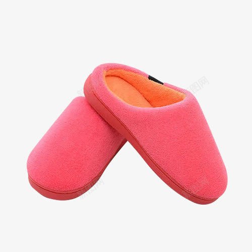 粉色拖鞋png免抠素材_新图网 https://ixintu.com 产品实物 保暖棉拖鞋 居家品 毛茸茸 粉色