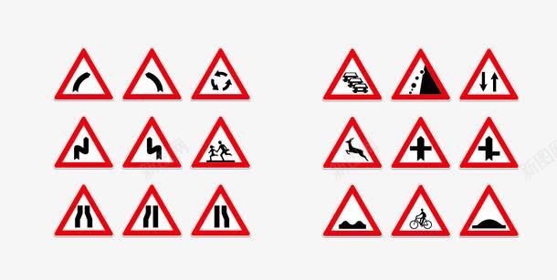 道路指示牌矢量图图标eps_新图网 https://ixintu.com 提示标识 矢量标识 道路指示牌 道路标识 矢量图