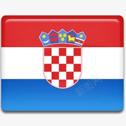 克罗地亚国旗图标图标
