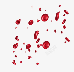 圆饼状红细胞矢量图高清图片