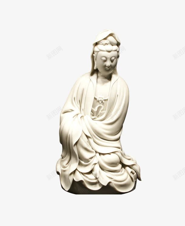 观音png免抠素材_新图网 https://ixintu.com 传统 古典 观音 观音石像