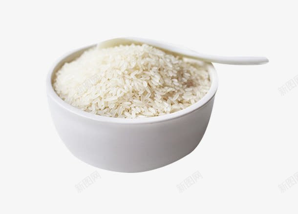 白色瓷碗里的米饭png免抠素材_新图网 https://ixintu.com 东北大米 大米实物 大米海报 特产大米