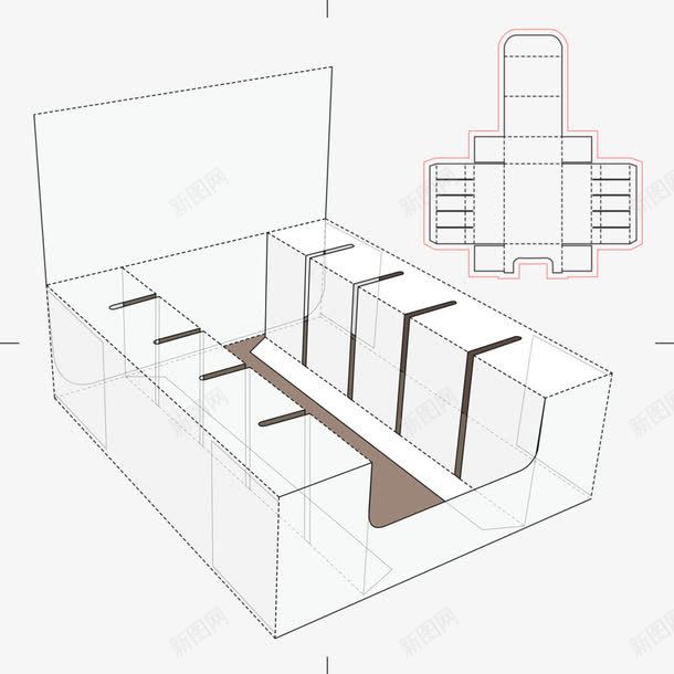 产品png免抠素材_新图网 https://ixintu.com 包装设计 示意图 立体图 设计图纸