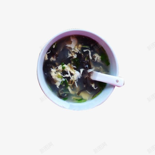 紫菜蛋花汤png免抠素材_新图网 https://ixintu.com 产品实物 养身 热汤