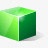 绿色立方体对象图标png_新图网 https://ixintu.com 3D Cube Green 立方体 绿色