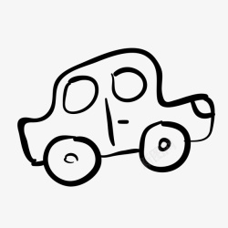 创意玩具车手绘卡通创意玩具车图P矢量图高清图片