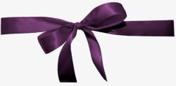 紫色丝带蝴蝶结素材