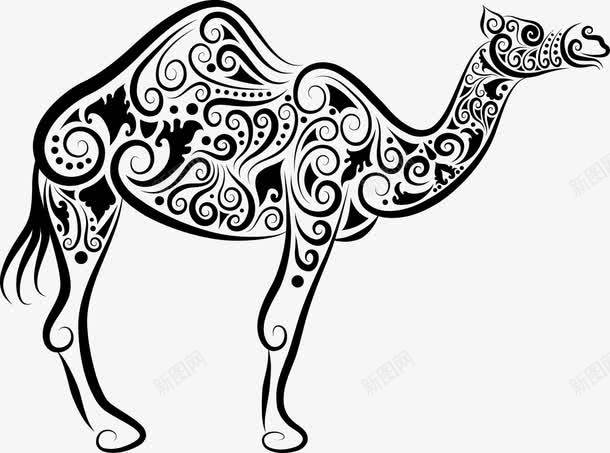创意骆驼图案png免抠素材_新图网 https://ixintu.com 创意设计骆驼图案 创意设计骆驼图案矢量图 矢量创意设计骆驼图案 骆驼
