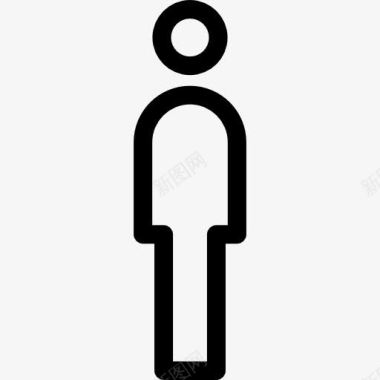 男厕所的标志图标图标