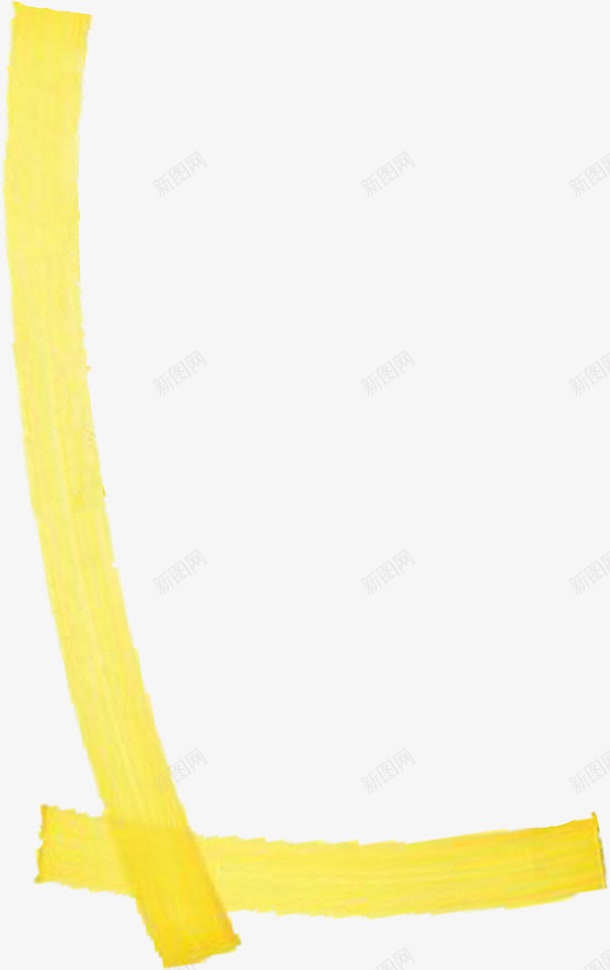 装饰条带淘宝黄色png免抠素材_新图网 https://ixintu.com 装饰条带淘宝黄色