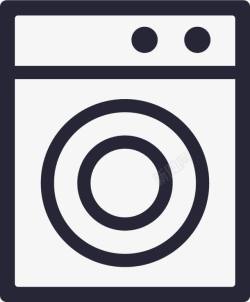 健康洗衣健康洗衣机矢量图图标高清图片