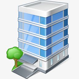 建筑办公室远景艺术演示png免抠素材_新图网 https://ixintu.com Building office 办公室 建筑